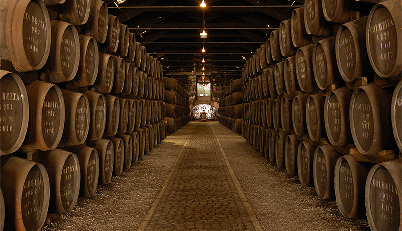 Wijnkelder in Portugal